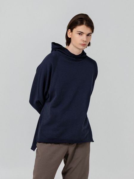 Купить Худи унисекс Vozduh 1.0, темно-синее Худи унисекс Vozduh 1.0, темно-синее