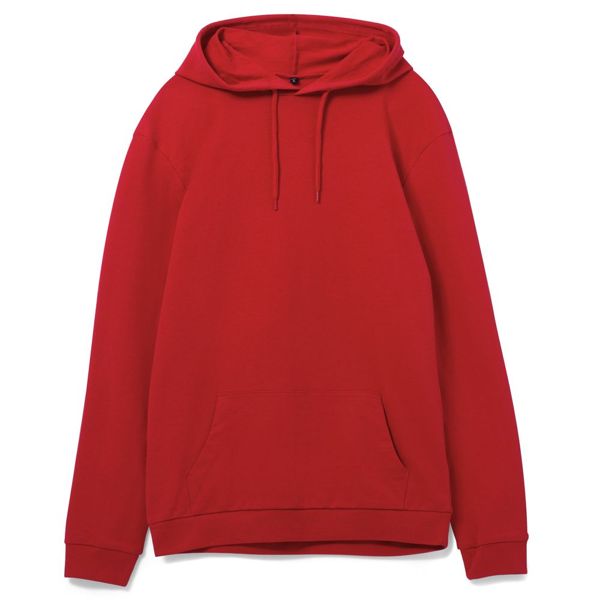 Купить Толстовка с капюшоном унисекс Hoodie, красная Толстовка с капюшоном унисекс Hoodie, красная