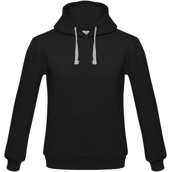 Купить Толстовка с капюшоном Unit Kirenga Heavy, черная Толстовка с капюшоном Unit Kirenga Heavy, черная