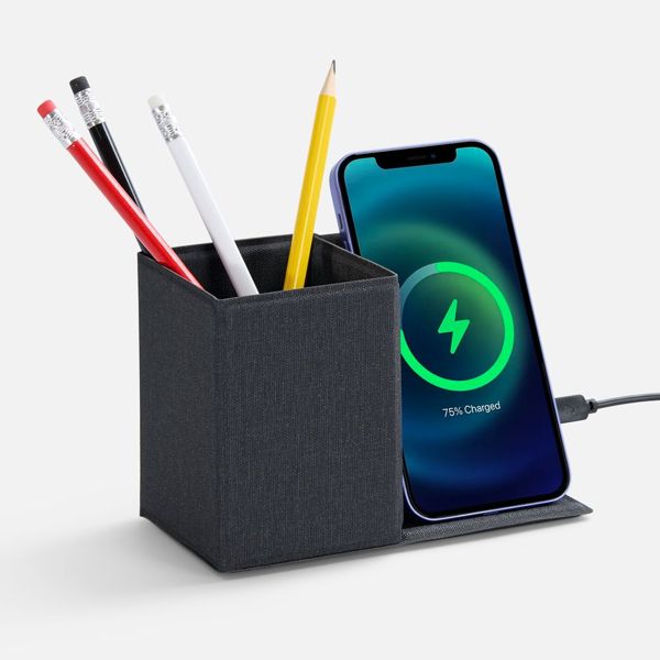 Купить Складной органайзер с беспроводной зарядкой Midstream ver.2, серый Складной органайзер с беспроводной зарядкой Midstream ver.2, серый