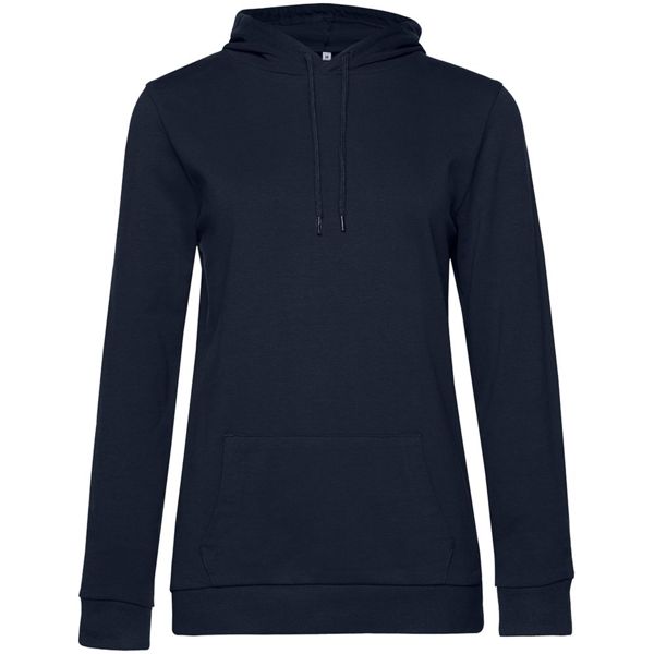 Купить Толстовка с капюшоном женская Hoodie, темно-синяя Толстовка с капюшоном женская Hoodie, темно-синяя