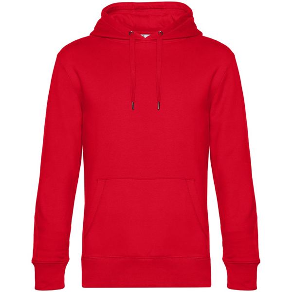 Купить Толстовка с капюшоном унисекс King, красная Толстовка с капюшоном унисекс King, красная