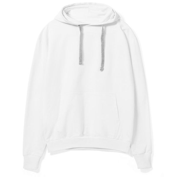 Купить Толстовка с капюшоном Kirenga, белая (белоснежная) Толстовка с капюшоном Kirenga, белая (белоснежная)
