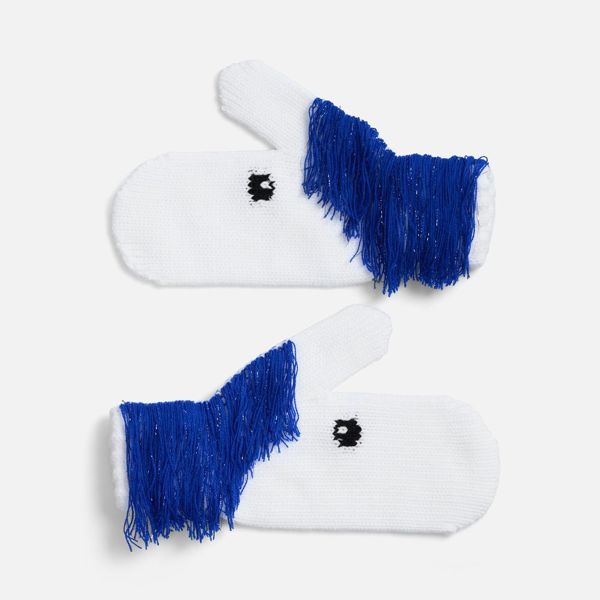 Купить Варежки «Игогошки», с синей гривой Варежки «Игогошки», с синей гривой