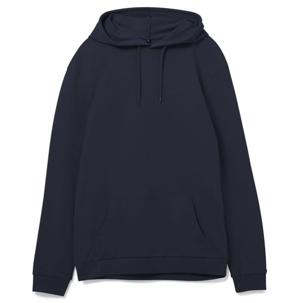 Купить Толстовка с капюшоном унисекс Hoodie, темно-синяя Толстовка с капюшоном унисекс Hoodie, темно-синяя
